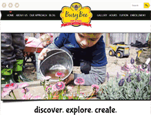 Tablet Screenshot of busybeepreschoolpdx.com